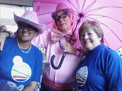 Blue at pink makes ANC see red